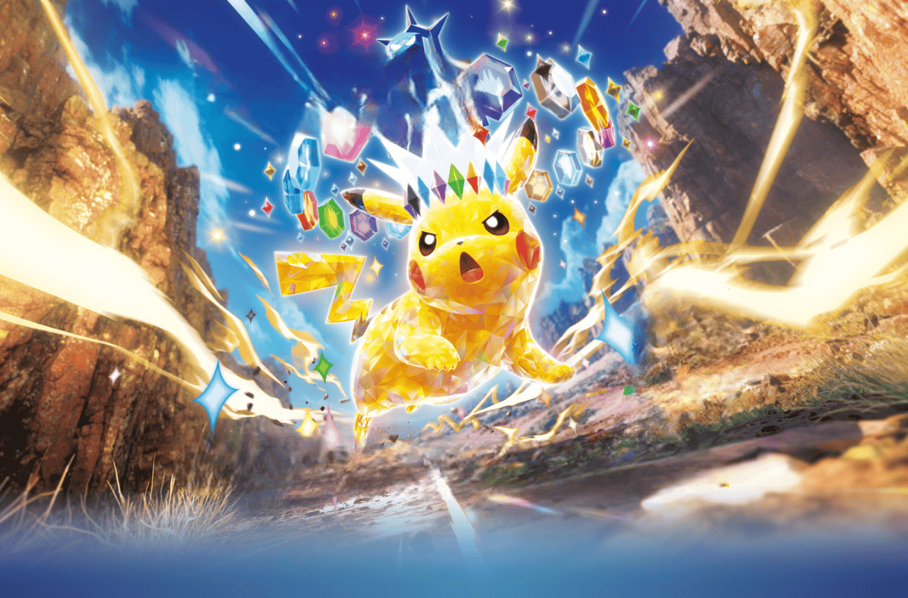 Coleção Pokémon Super Electric Breaker, lançada em 18 de outubro de 2024 no Japão, com destaque para cartas raras e poderosas de Pokémon elétricos como Pikachu, Raichu e Zeraora. Perfeita para colecionadores e jogadores de TCG que buscam cartas exclusivas e de alta qualidade.